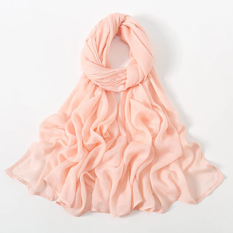 Rimal Two-Tone Cotton Scarf