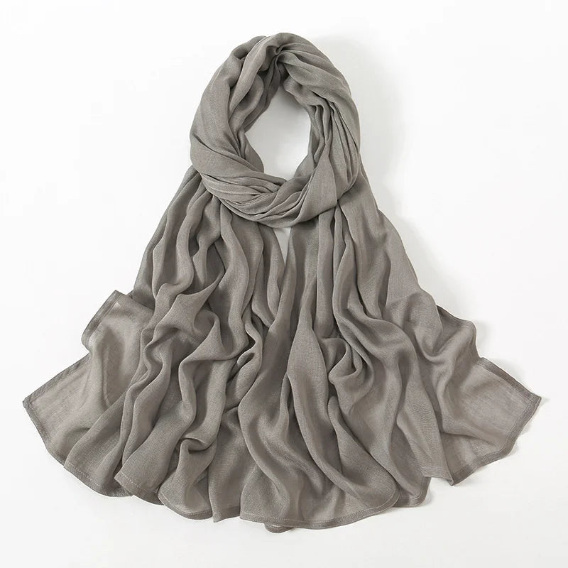 Rimal Two-Tone Cotton Scarf