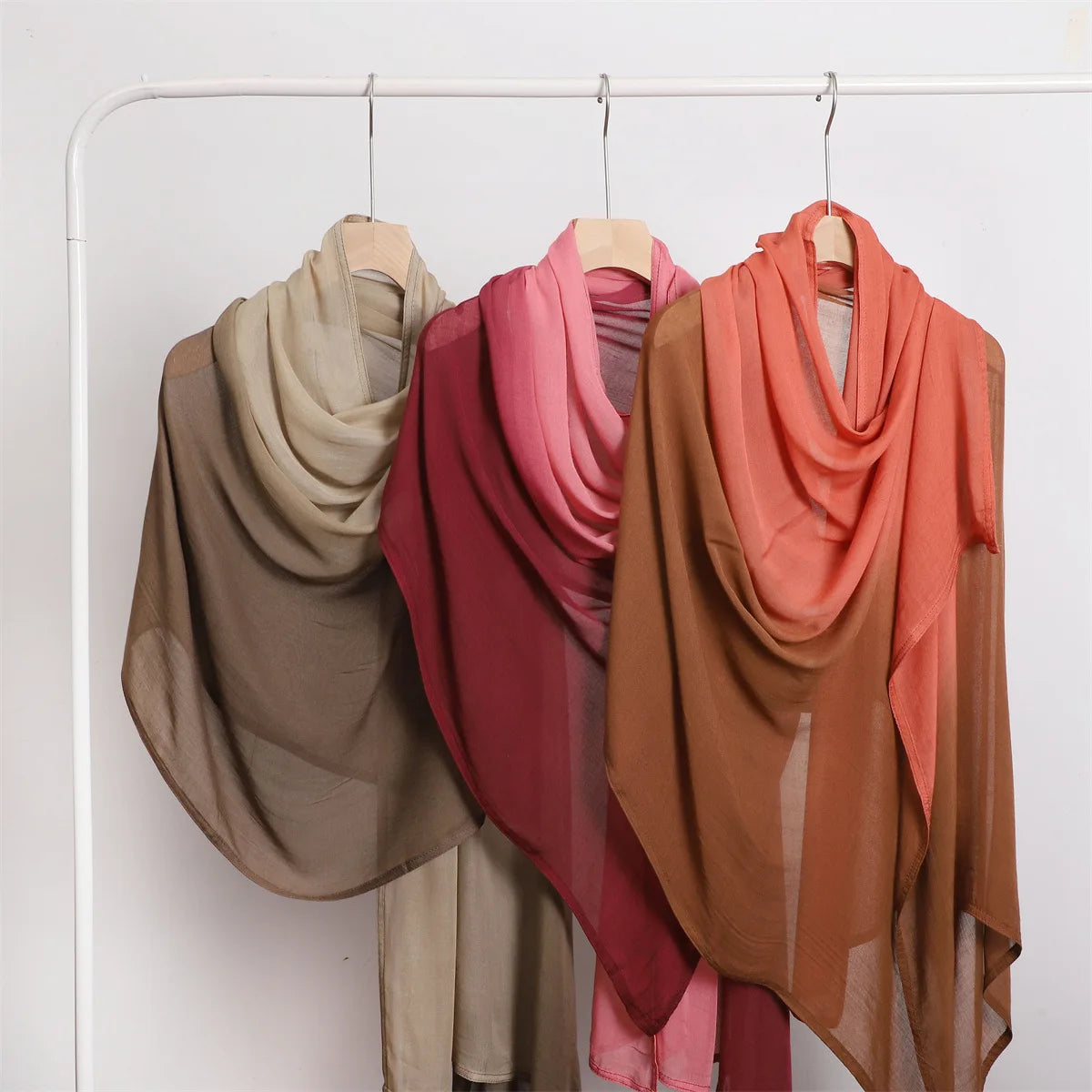 Rimal Two-Tone Cotton Scarf
