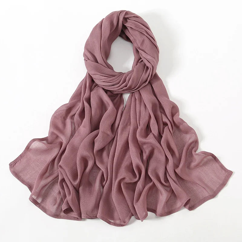 Rimal Two-Tone Cotton Scarf
