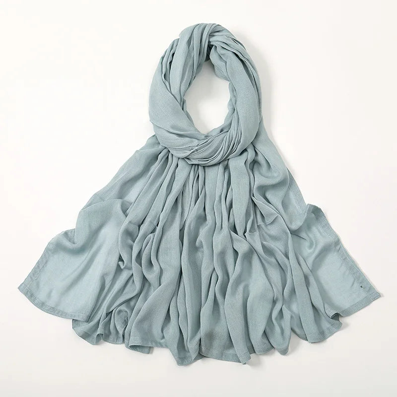Rimal Two-Tone Cotton Scarf