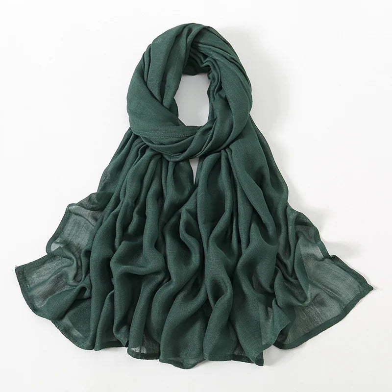 Rimal Two-Tone Cotton Scarf