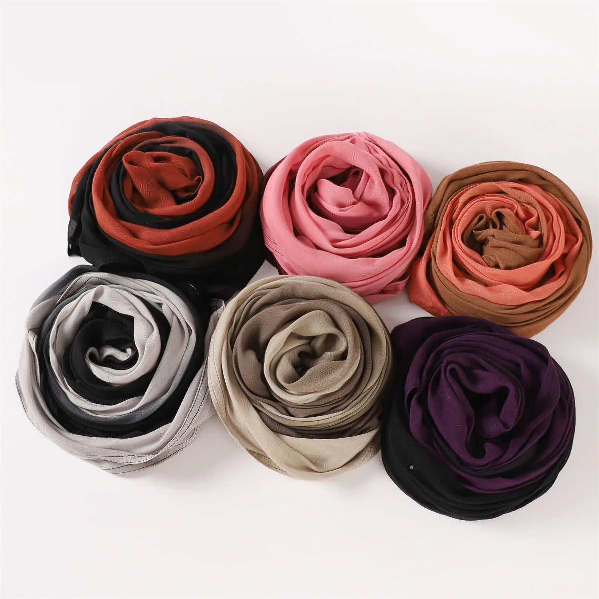 Rimal Two-Tone Cotton Scarf