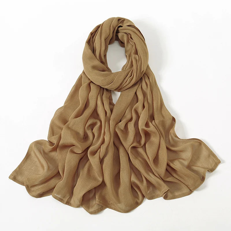 Rimal Two-Tone Cotton Scarf