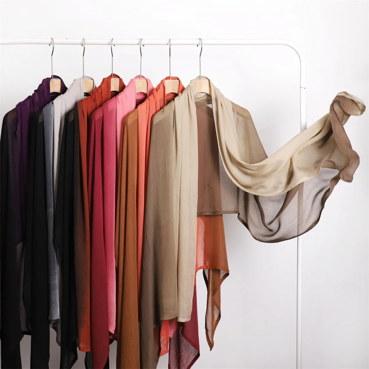Rimal Two-Tone Cotton Scarf