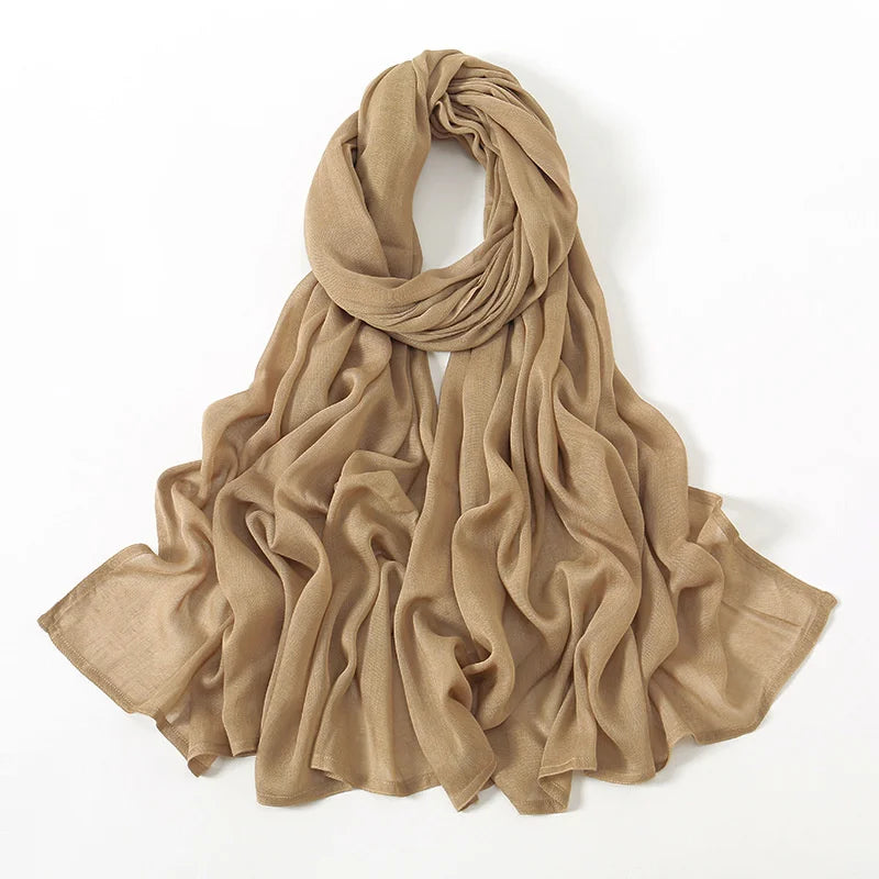Rimal Two-Tone Cotton Scarf