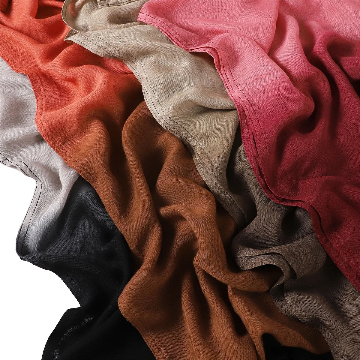 Rimal Two-Tone Cotton Scarf