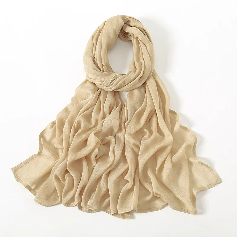 Rimal Two-Tone Cotton Scarf