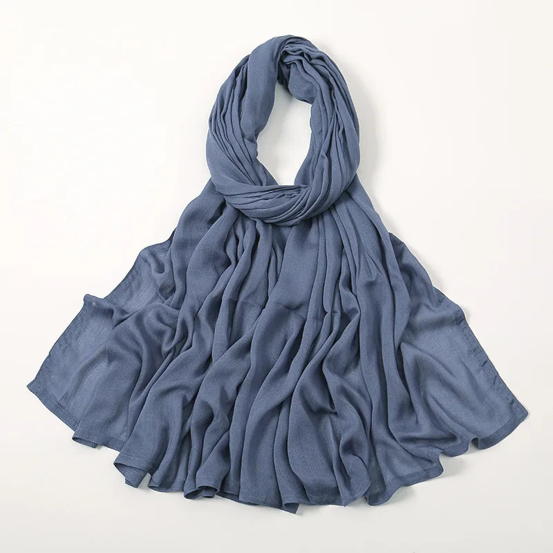 Rimal Two-Tone Cotton Scarf