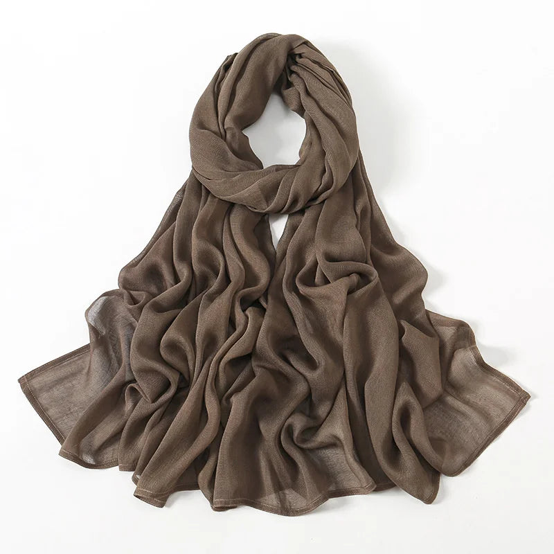 Rimal Two-Tone Cotton Scarf