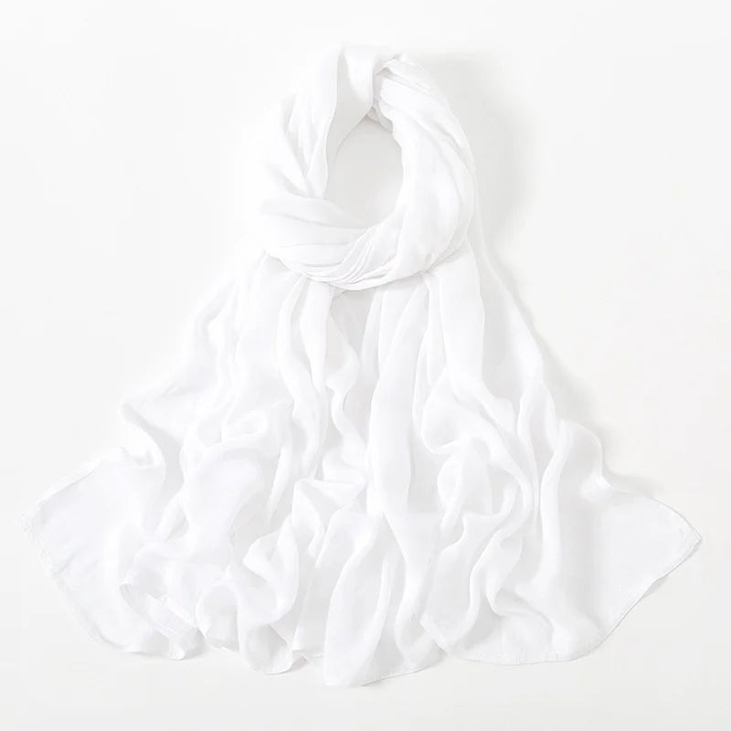 Rimal Two-Tone Cotton Scarf