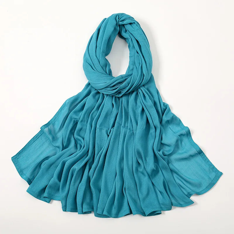 Rimal Two-Tone Cotton Scarf