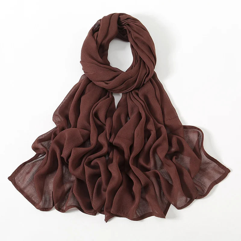 Rimal Two-Tone Cotton Scarf