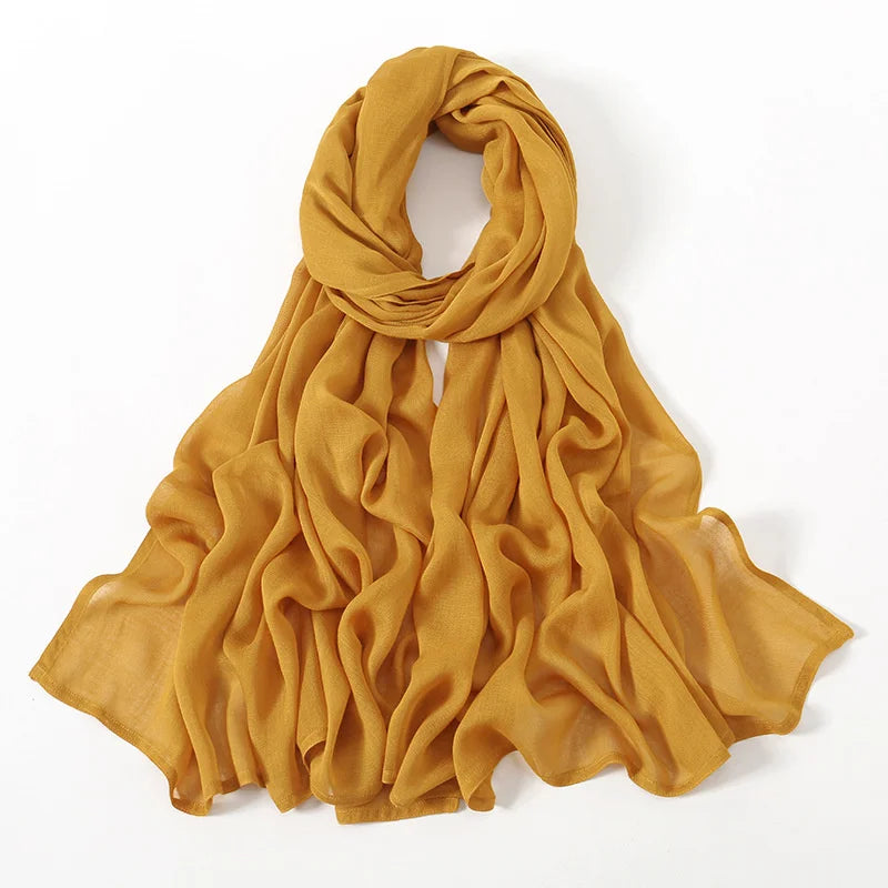 Rimal Two-Tone Cotton Scarf