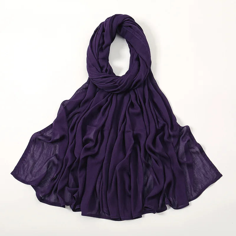 Rimal Two-Tone Cotton Scarf