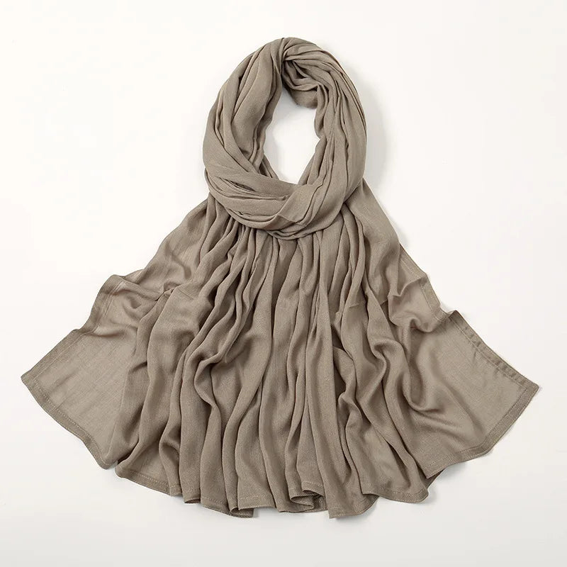 Rimal Two-Tone Cotton Scarf