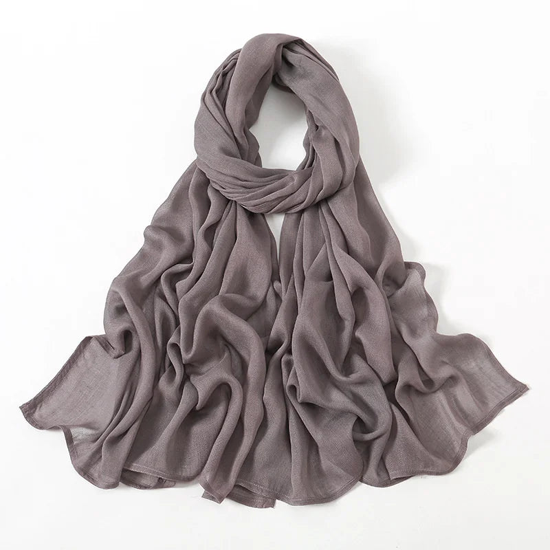 Rimal Two-Tone Cotton Scarf