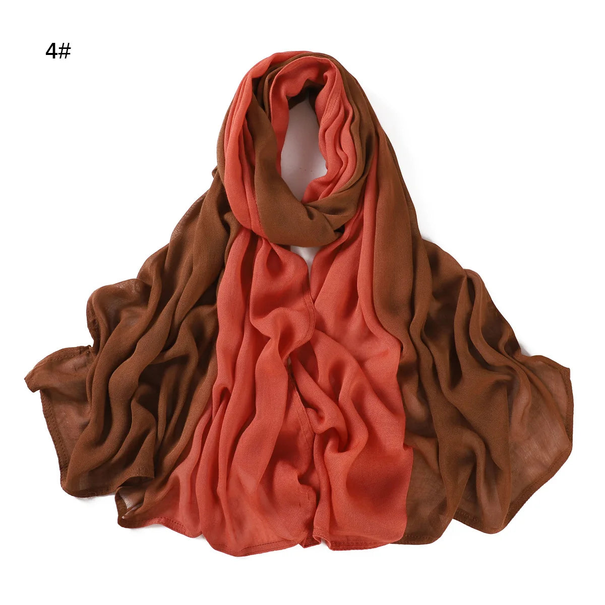 Rimal Two-Tone Cotton Scarf