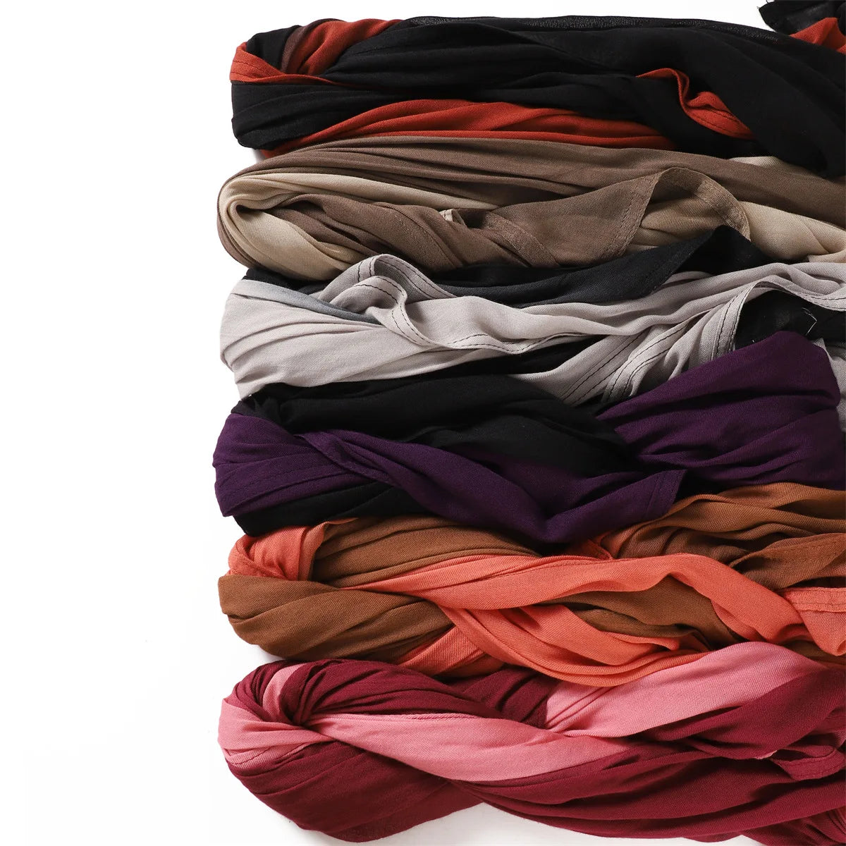 Rimal Two-Tone Cotton Scarf