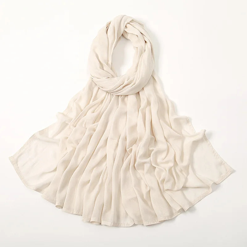 Rimal Two-Tone Cotton Scarf