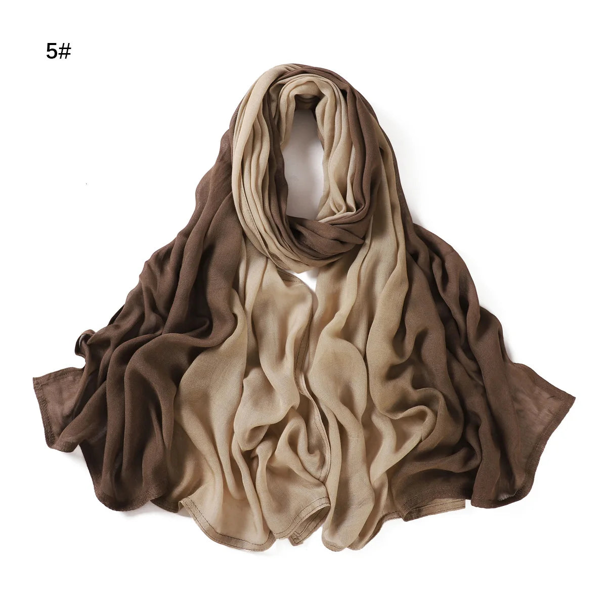 Rimal Two-Tone Cotton Scarf